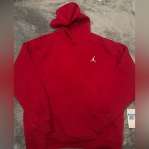 Air Jordan Red Men’s Logo Hoodie Sz Med - Never Worn